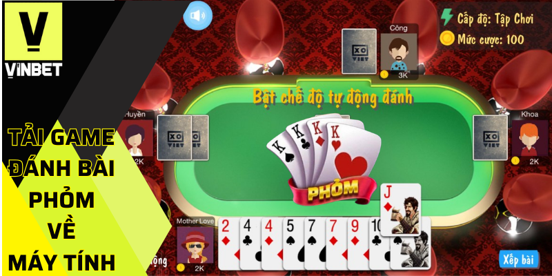 tải game đánh bài phỏm về máy tính